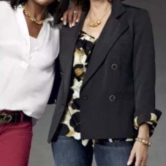 Cabi Double Breasted ‘Lux Tux’ Blazer Jacket in Black Size 10 - Picture 11 of 12